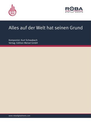 cover image of Alles auf der Welt hat seinen Grund